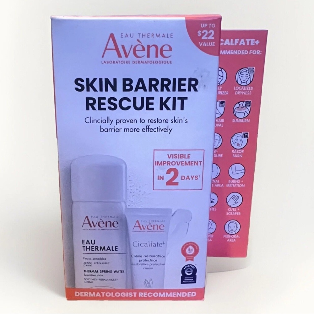 Avene Skin Barrier Rescue Kit - Thermal Spring Water + Cicalfate NEW